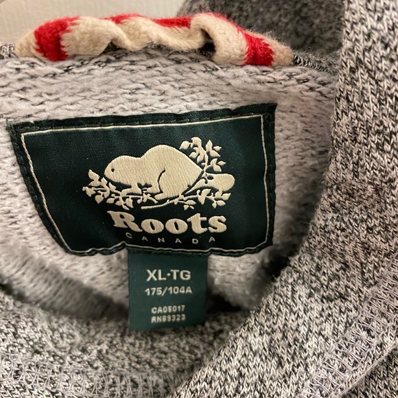 Roots - High Neck Salt & Pepper Hoodie - XL - Picture 3 of 5